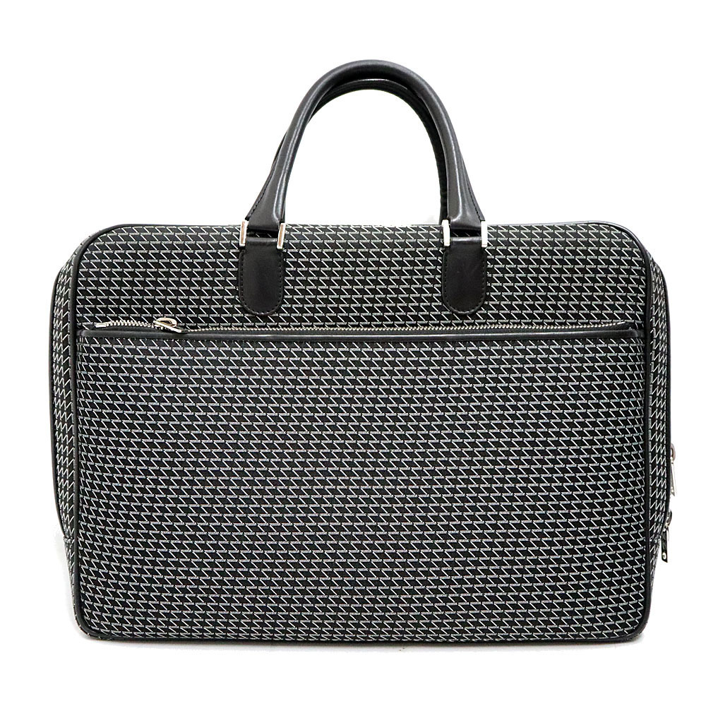 Valextra K VAL Briefcase Black White